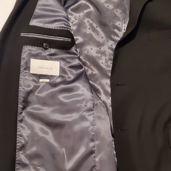 Perry Ellis Charcoal Men's Suit Jacket - Picture 5 of 15